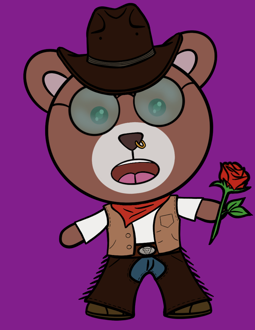 Best Polygon NFT Collection on Opensea - Jolly Teddy Party #7133