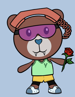 Best Polygon NFT Collection on Opensea - Jolly Teddy Party #7135