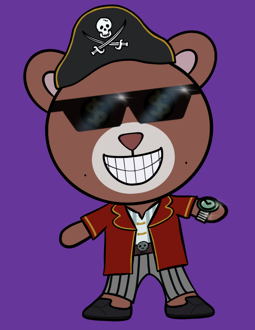 Best Polygon NFT Collection on Opensea - Jolly Teddy Party #7144