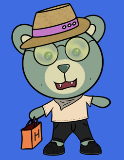 Best Polygon NFT Collection on Opensea - Jolly Teddy Party #7149