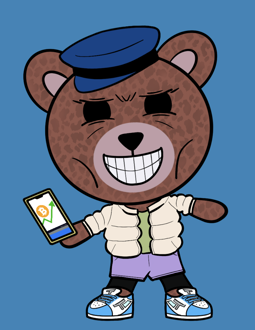 Best Polygon NFT Collection on Opensea - Jolly Teddy Party #7150