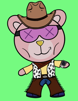 Best Polygon NFT Collection on Opensea - Jolly Teddy Party #7210