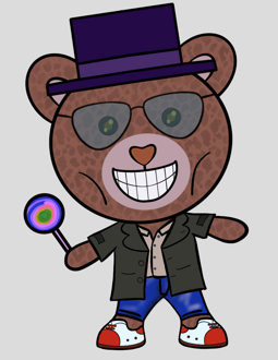 Best Polygon NFT Collection on Opensea - Jolly Teddy Party #7214
