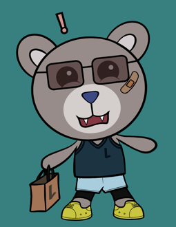 Best Polygon NFT Collection on Opensea - Jolly Teddy Party #7216