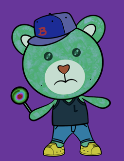 Best Polygon NFT Collection on Opensea - Jolly Teddy Party #7217