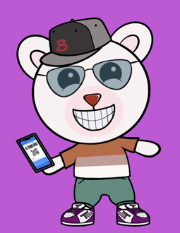 Best Polygon NFT Collection on Opensea - Jolly Teddy Party #7226