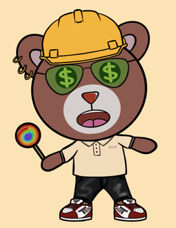 Best Polygon NFT Collection on Opensea - Jolly Teddy Party #7228