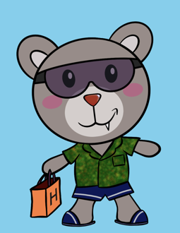 Best Polygon NFT Collection on Opensea - Jolly Teddy Party #7229