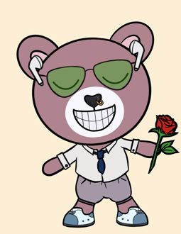 Best Polygon NFT Collection on Opensea - Jolly Teddy Party #7237