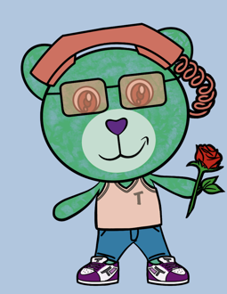Best Polygon NFT Collection on Opensea - Jolly Teddy Party #7238
