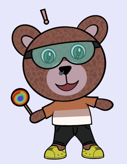Best Polygon NFT Collection on Opensea - Jolly Teddy Party #7240
