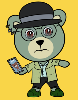 Best Polygon NFT Collection on Opensea - Jolly Teddy Party #7245