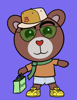 Best Polygon NFT Collection on Opensea - Jolly Teddy Party #7246