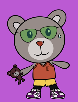 Best Polygon NFT Collection on Opensea - Jolly Teddy Party #7249