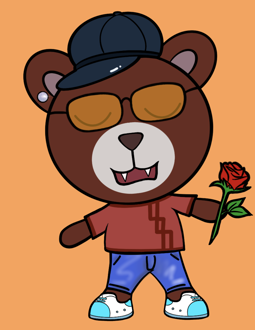 Best Polygon NFT Collection on Opensea - Jolly Teddy Party #7404