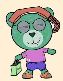 Best Polygon NFT Collection on Opensea - Jolly Teddy Party #7407