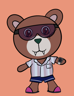 Best Polygon NFT Collection on Opensea - Jolly Teddy Party #7422