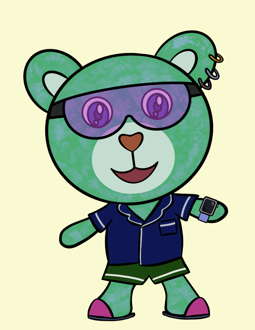 Best Polygon NFT Collection on Opensea - Jolly Teddy Party #7439