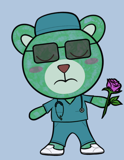 Best Polygon NFT Collection on Opensea - Jolly Teddy Party #7446