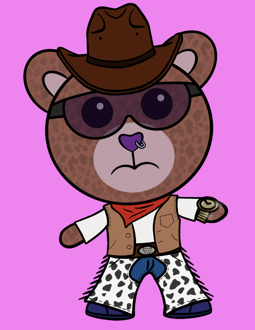 Best Polygon NFT Collection on Opensea - Jolly Teddy Party #7448