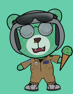 Best Polygon NFT Collection on Opensea - Jolly Teddy Party #7502