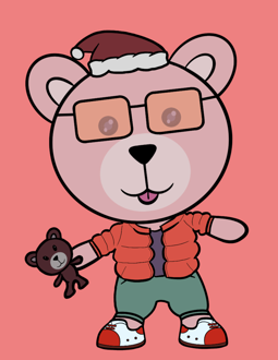 Best Polygon NFT Collection on Opensea - Jolly Teddy Party #7503