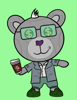 Best Polygon NFT Collection on Opensea - Jolly Teddy Party #7509