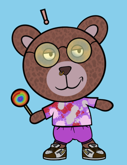 Best Polygon NFT Collection on Opensea - Jolly Teddy Party #7515