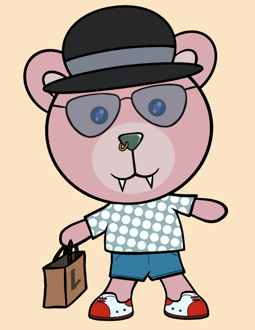 Best Polygon NFT Collection on Opensea - Jolly Teddy Party #7520