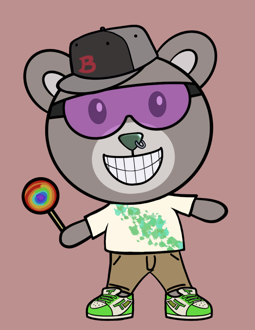 Best Polygon NFT Collection on Opensea - Jolly Teddy Party #7526