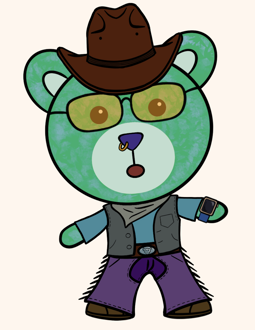 Best Polygon NFT Collection on Opensea - Jolly Teddy Party #755