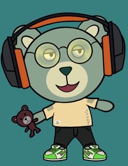 Best Polygon NFT Collection on Opensea - Jolly Teddy Party #7555