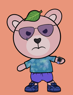 Best Polygon NFT Collection on Opensea - Jolly Teddy Party #7557
