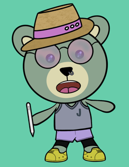 Best Polygon NFT Collection on Opensea - Jolly Teddy Party #7564