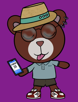 Best Polygon NFT Collection on Opensea - Jolly Teddy Party #7574