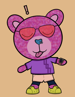 Best Polygon NFT Collection on Opensea - Jolly Teddy Party #7581