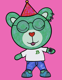 Best Polygon NFT Collection on Opensea - Jolly Teddy Party #7586