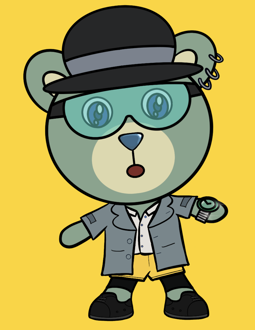 Best Polygon NFT Collection on Opensea - Jolly Teddy Party #7589