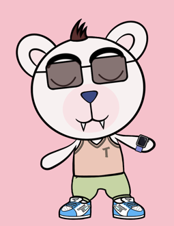 Best Polygon NFT Collection on Opensea - Jolly Teddy Party #7590