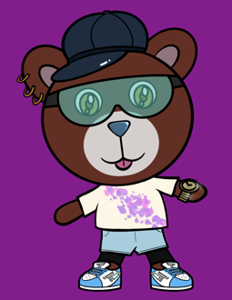 Best Polygon NFT Collection on Opensea - Jolly Teddy Party #7591