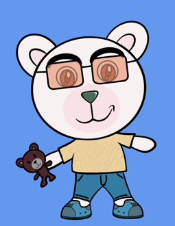 Best Polygon NFT Collection on Opensea - Jolly Teddy Party #7598