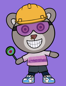 Best Polygon NFT Collection on Opensea - Jolly Teddy Party #7600