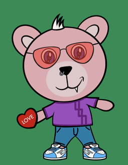 Best Polygon NFT Collection on Opensea - Jolly Teddy Party #7613
