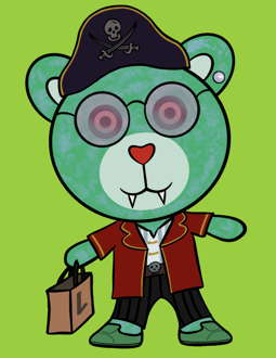 Best Polygon NFT Collection on Opensea - Jolly Teddy Party #7644