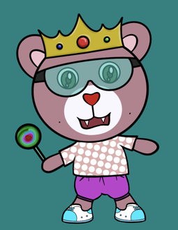 Best Polygon NFT Collection on Opensea - Jolly Teddy Party #7646