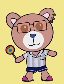 Best Polygon NFT Collection on Opensea - Jolly Teddy Party #7714