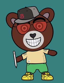 Best Polygon NFT Collection on Opensea - Jolly Teddy Party #7756