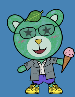 Best Polygon NFT Collection on Opensea - Jolly Teddy Party #7758