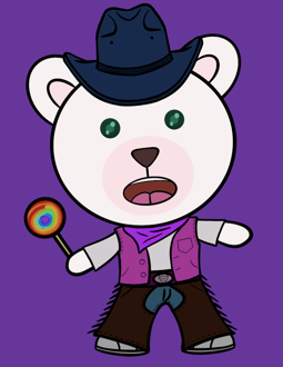 Best Polygon NFT Collection on Opensea - Jolly Teddy Party #7763