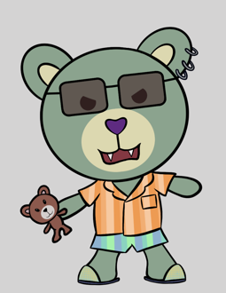 Best Polygon NFT Collection on Opensea - Jolly Teddy Party #7765
